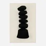 David Nash, Cairn Column, 2012, stencil