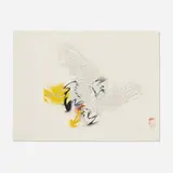 Gajin Fujita, Crane Stencil, 2009, lithograph in colors