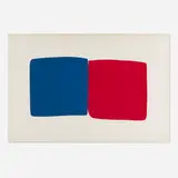 Ellsworth Kelly, Bleu foncé et rouge (Dark Blue and Red) (from the Suite of Twenty-Seven Color Lithographs)