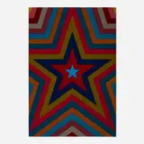 Sol LeWitt, Five Pointed Star with Color Bands, 1992, screenprint in colors on Arches Cover