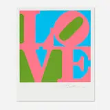 Robert Indiana, Love (from the Book of Love portfolio), 1996, screenprint in colors