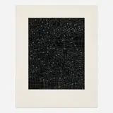 Victoria Burge, Night Architecture, 2020, screenprint with acrylic polymer and Ultraviolet light cured ink