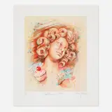 Audrey Flack, Une bouchée d’amour, 2013, digital pigment print and screenprint in colors on Canson Infinity Etching Rag