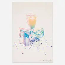 Committee 2000 by Andy Warhol, 1982, screenprint in colors on Lenox Museum Board, sold Oct 2025