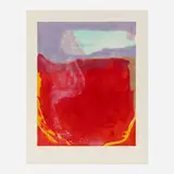Emily Mason, Soft the Sun, 1989, carborundum aquatint in colors