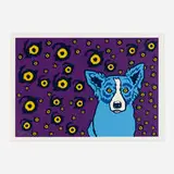 I See You, You See Me by George Rodrigue, screenprint in colors, sold Nov 2023