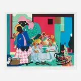 Romare Bearden, Morning (Carolina Morning), 1979, lithograph in colors on Somerset