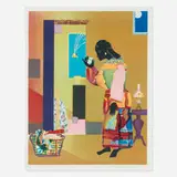 Romare Bearden, The Falling Star, 1979, lithograph in colors