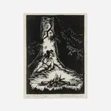 Richardson Rome, Just Thinkin' of You, 1932, woodcut on paper