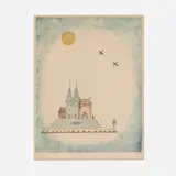 Keiko Minami, Castle, Moon & Birds