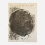 Ben Shahn, Rev. Martin Luther King (from the Nine Drawings portfolio)