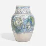 Royal Lancastrian vase with leaping fish by William S. Mycock for Pilkington, sold Nov 2023