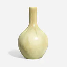 Clifton Pottery, Large Crystal Patina vase