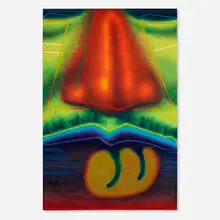 Ed Paschke, Dumattica, 1988, oil on linen