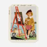 Joanna Beall, Untitled (Shirley Temple), collage on paper