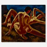 Kenneth Shopen, Untitled (Nudes in Repose), c. 1935, oil on canvas