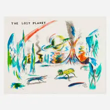 H. C. Westermann, The Lost Planet, 1972, lithograph in colors
