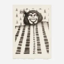 Ed Paschke, Untitled, 1976, lithograph on Arches