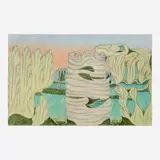 Joseph Yoakum, Untitled, colored pencil and ballpoint pen on paper