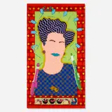 Lee Grantham, Cute hair, 1991, acrylic on plexiglass in artist's frame