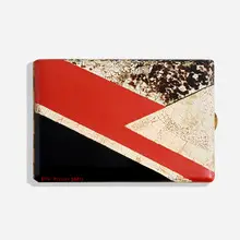Paul-Emile Brandt, Cigarette case, 1929, lacquer with eggshell on silver-gilt metal