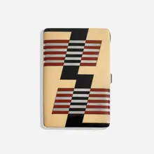 Gérard Sandoz, Cigarette case, c. 1928, lacquer on silver
