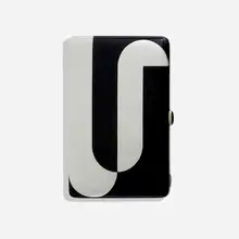 Jean Fouquet, Cigarette case, c. 1925, lacquer on silver