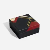 Gaston Suisse, Lidded box, c. 1928, lacquer with eggshell and gilding on wood