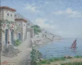 John Nash, Palestine Coast with Man