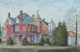 J. Shinkle, 3Rd and Main, Acrylic on board.