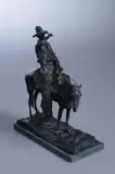 Man on Horseback by Prince Paul Troubetzkoy, On a green marble base, sold Nov 2012
