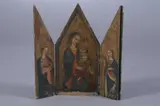 Untitled by Italian School, MADONNA AND CHILD WITH SAINTS, oil on canvas laid on panel, sold Nov 2012
