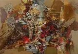 Zdzislaw Salaburski, Abstract, Oil on canvas