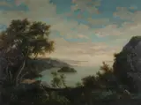 American School, PANORAMIC VIEW OF COVE, giclee on canvas, PANORAMIC VIEW OF COVE, giclee on canvas