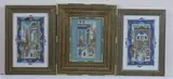 Anonymous, Court Scenes, Six ink and color on faux ivory in khatam frames. - Largest: 9 3/4 in. x 5 1/2 in