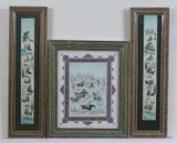 Anonymous, Equestrian Figures, Six ink and color on faux ivory in khatam frames. - Largest: 8 in. x 5 in