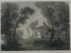 John Gadsby Chapman, Mount Vernon, Engraving, by Alfred Jones