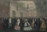 Anton Hohenstein, Abraham Lincoln'S Last Reception, Lithograph