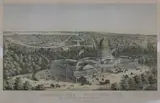 Edward Sachse, Panoramic View of Washington City, Lithograph