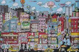 Charles Fazzino, Crossing Houston Street