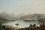 Elizabeth Nasmyth, BRINGING IN THE FISHING NETS and SCOTTISH LOCHS: PAIR, BRINGING IN THE FISHING NETS and SCOTTISH LOCHS: PAIR, oil on canvas
