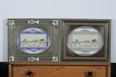 Equestrian Figures by Anonymous, Six ink and color on faux ivory in khatam frames. - Largest: 10 1/4 in. x 8 in, sold Dec 2012