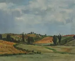 Mitchell Jamieson, Country Landscape, Oil on canvas