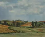 Mitchell Jamieson, Country Landscape, Oil on canvas