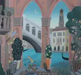 Thomas McKnight, Venice, Lithograph
