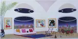 Fanch Ledan, Oval Lounge, Serigraph