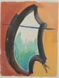 Man Ray, L'Origine de L' Espace, Color lithograph