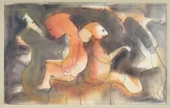 Abstract Figures by Ben Macala, Mixed media, offered Jan 2013