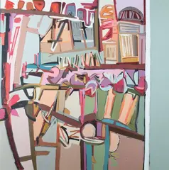 Ruth Meixner Bird, Abstract, ABSTRACT, oil on canvas