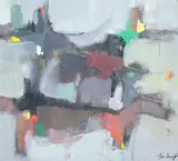 Jorge Barboza, Abstract, Oil on canvas